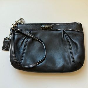 Coach Leather Wristlet